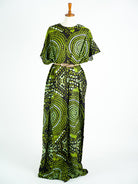 Green Dots Bati Dress Kabayare