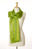 Green Golden Flare Scarf Kabayare