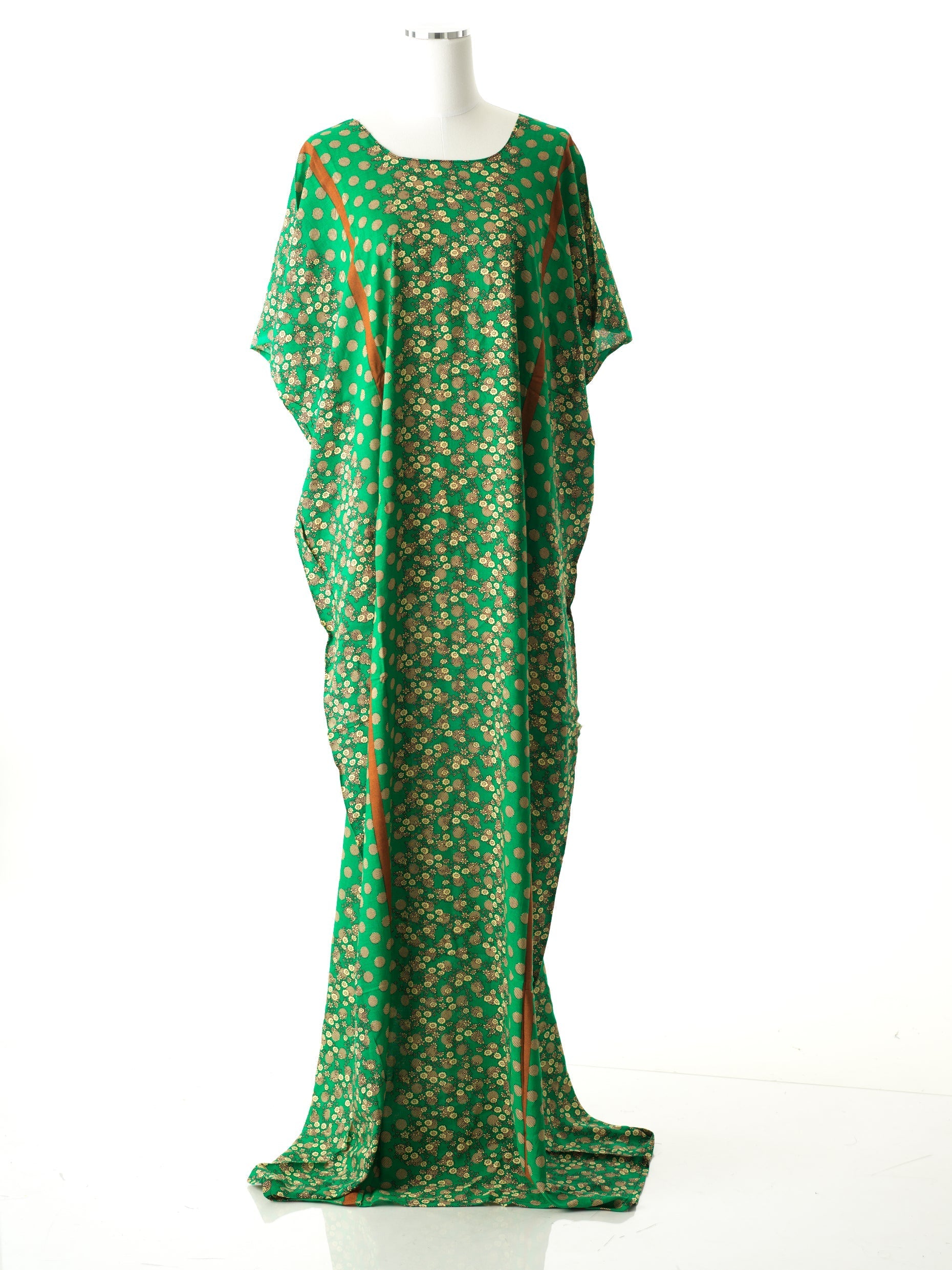 Green Lobelia bati dress Kabayare