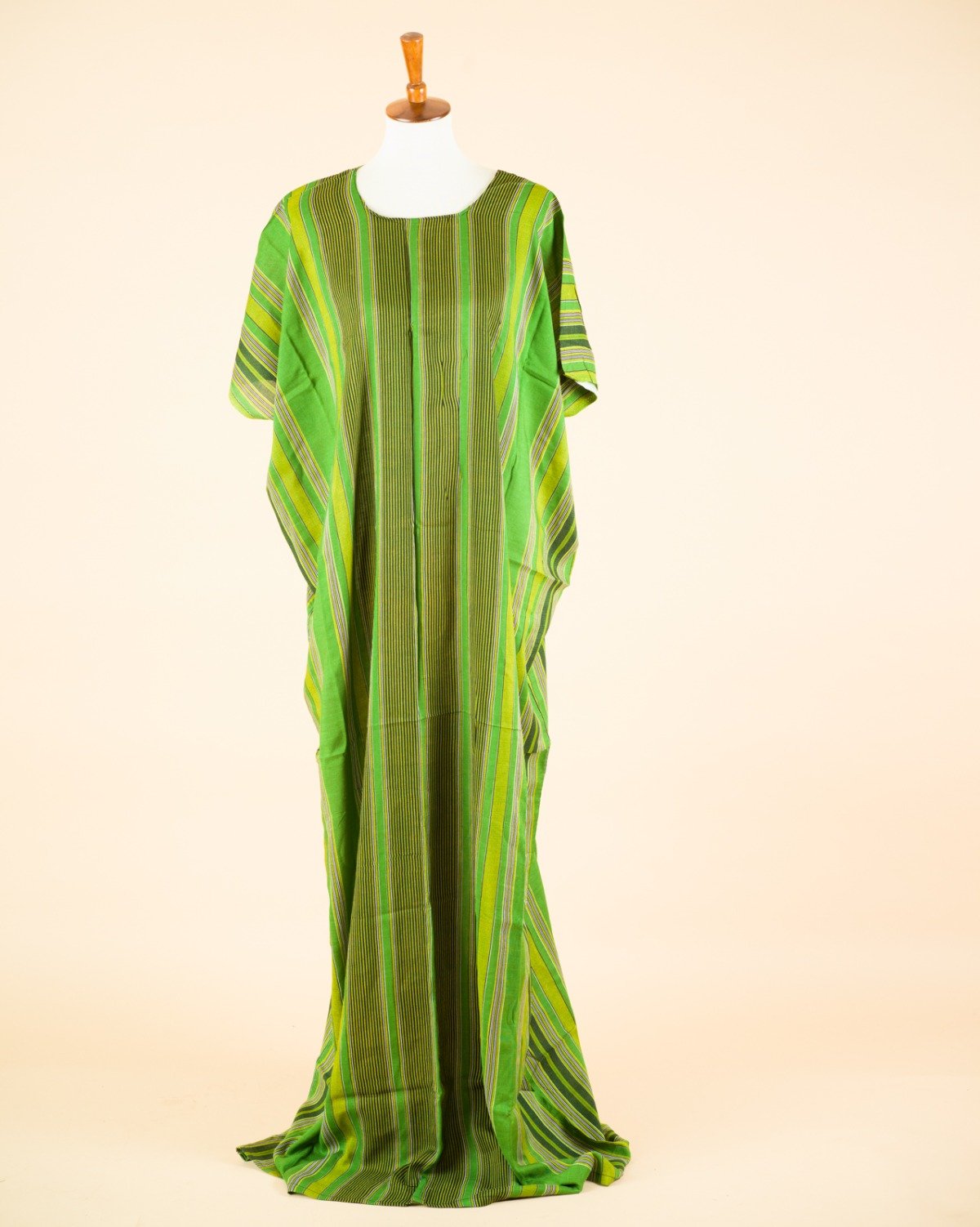 Green sawacil print Bati Dress Kabayare