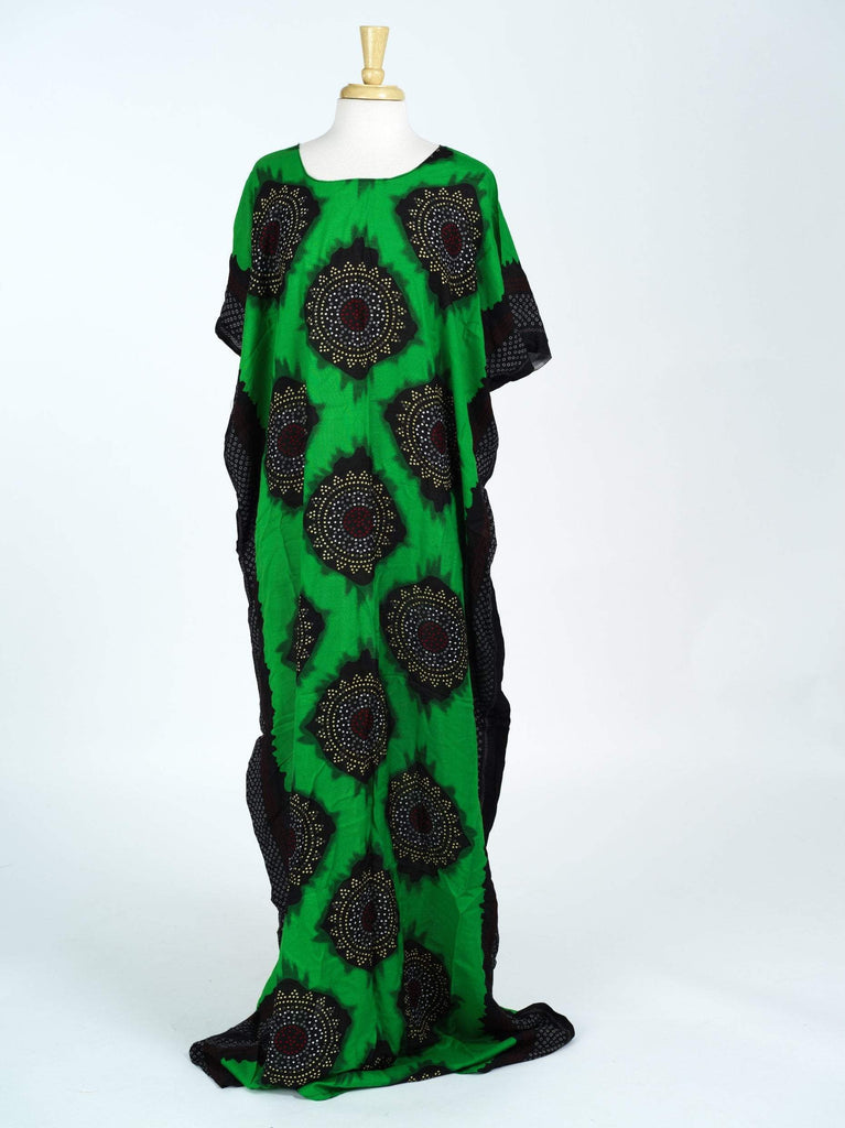 Green traditional Bati Dress Kabayare