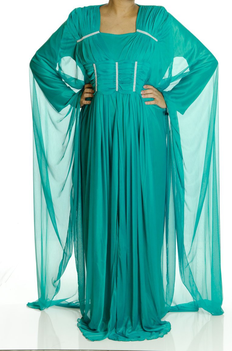 Green Valet Butterfly Kaftan Kabayare