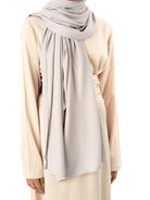 Grey Premium Rayon Hijab Kabayare