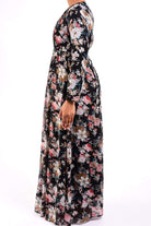 hibiscus CHIFFON dress Kabayare