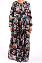hibiscus CHIFFON dress Kabayare