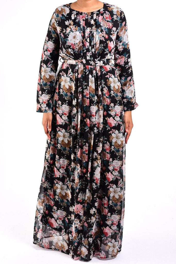 hibiscus CHIFFON dress Kabayare