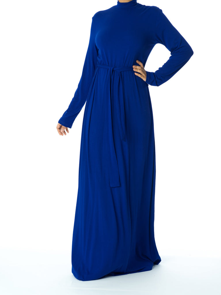 high neck jersey maxi dress Kabayare