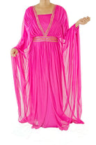 Hot pink drappie  Butterfly Kaftan Kabayare