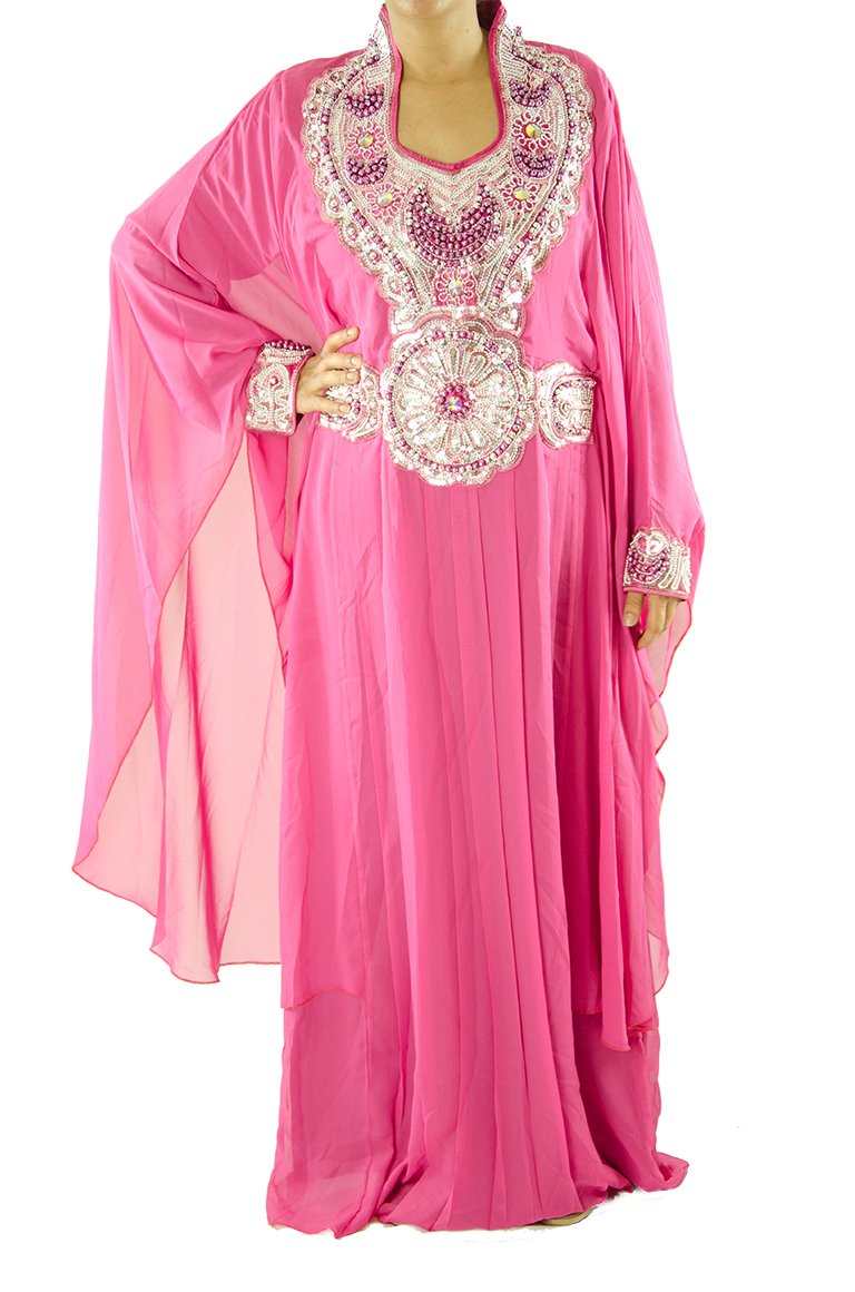 Hot Pink  Fancy Jilabiya Kabayare