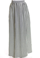 houndstooth Maxi Skirt Kabayare