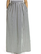 houndstooth Maxi Skirt Kabayare