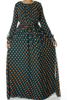 Hunter Polka dot maxi dress Kabayare