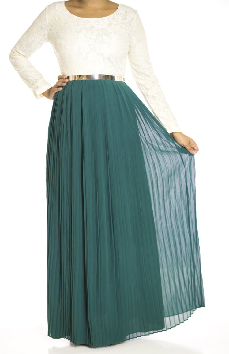 Hunter Vintage pleated dress Kabayare