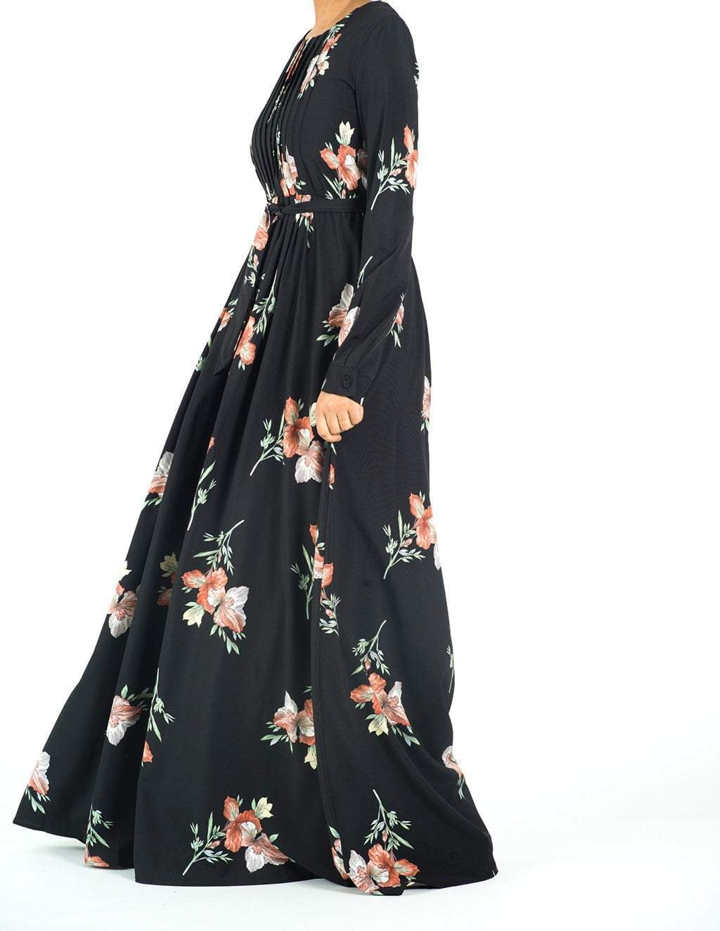 Irises floral print maxi dress Kabayare