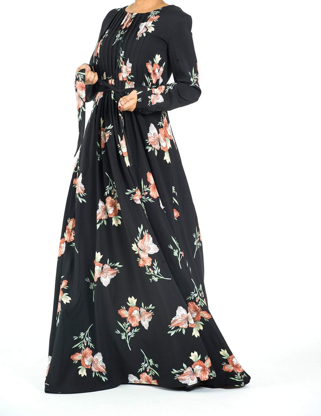 Irises floral print maxi dress Kabayare