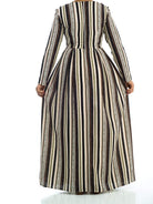 Ivory abstract seamless pattern Maxi dress Kabayare