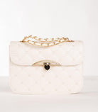 Ivory Diamond Hearts Shoulder Bag Kabayare