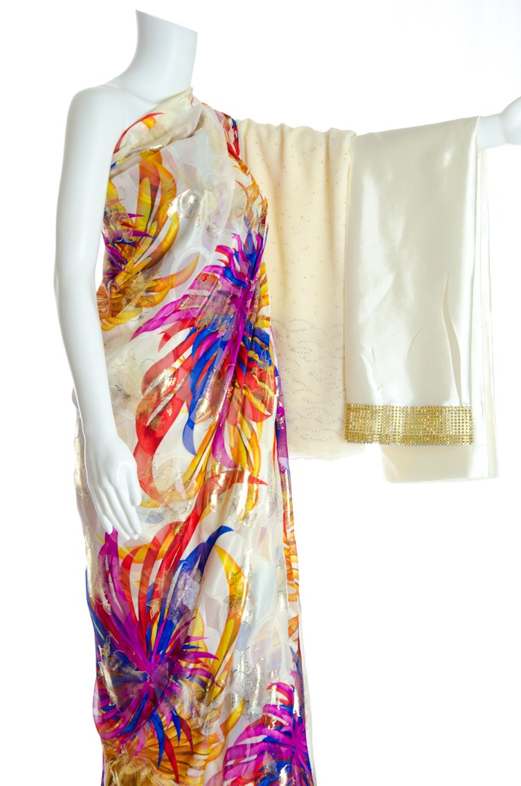 Ivory Gold Feather Dirac Kabayare