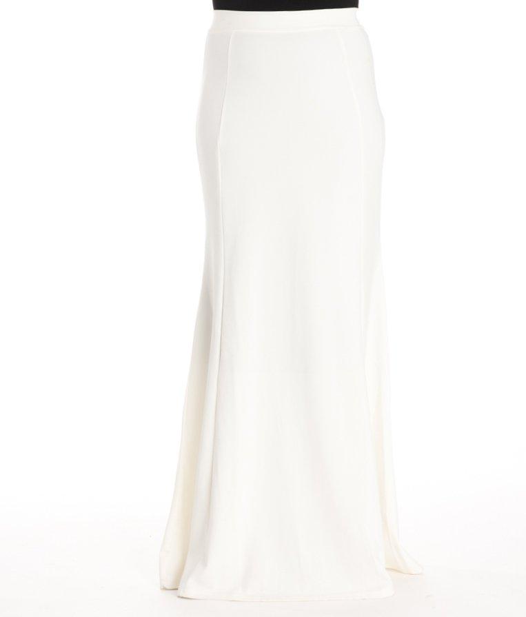Ivory Pencil Skirt Kabayare