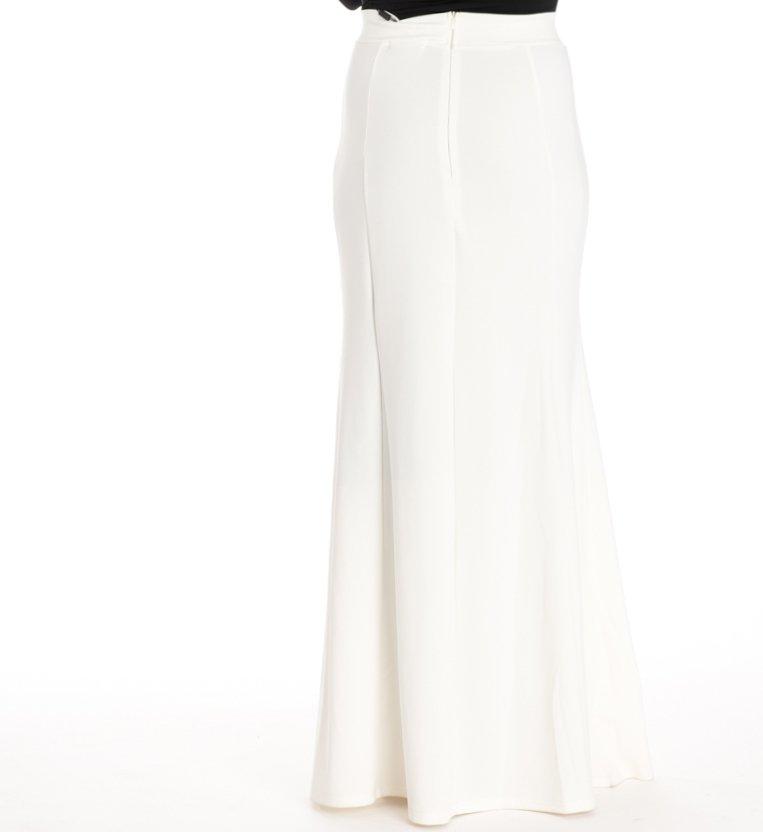 Ivory Pencil Skirt Kabayare