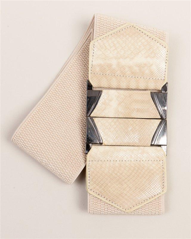 Ivory Stretch Belt Kabayare