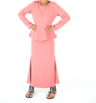kids long sleeve peplum dress Kabayare