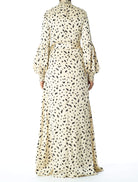 Known To Be Wild Satin Maxi Dress Kabayare
