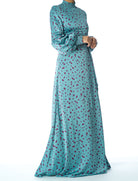 Known To Be Wild Satin Maxi Dress Kabayare