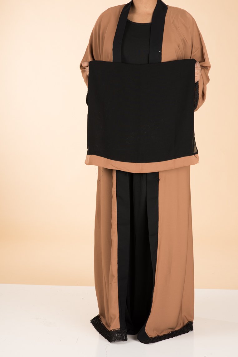 Latte elegant Kimono Abaya Kabayare