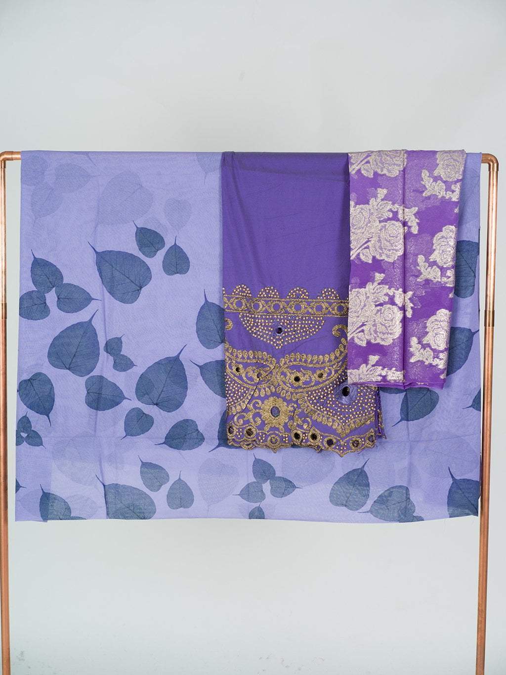 Lavender Gold Flower Digital Dirac Kabayare