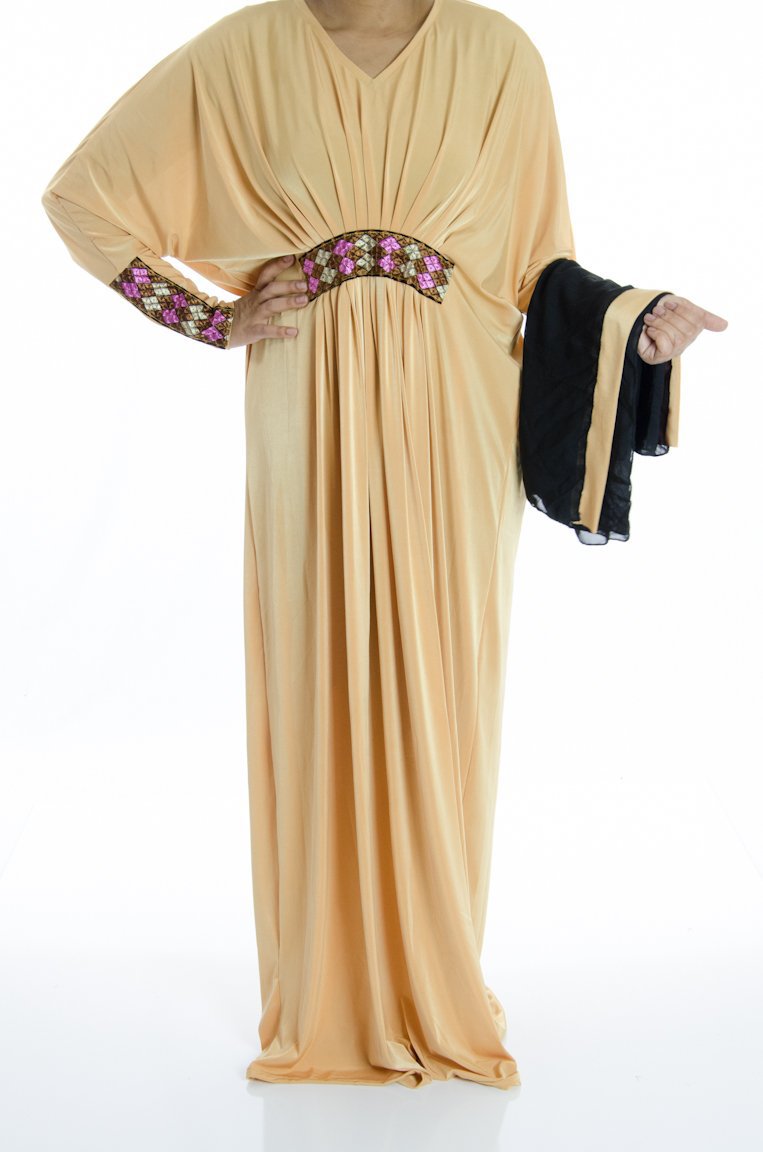 layla Butterfly Jersey Abaya Kabayare