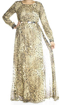 Leopard print Maxi dress Kabayare