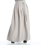 Light gray Fitted & flared skirt Kabayare