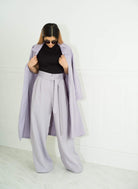 Lilac Trench Jacket Kabayare