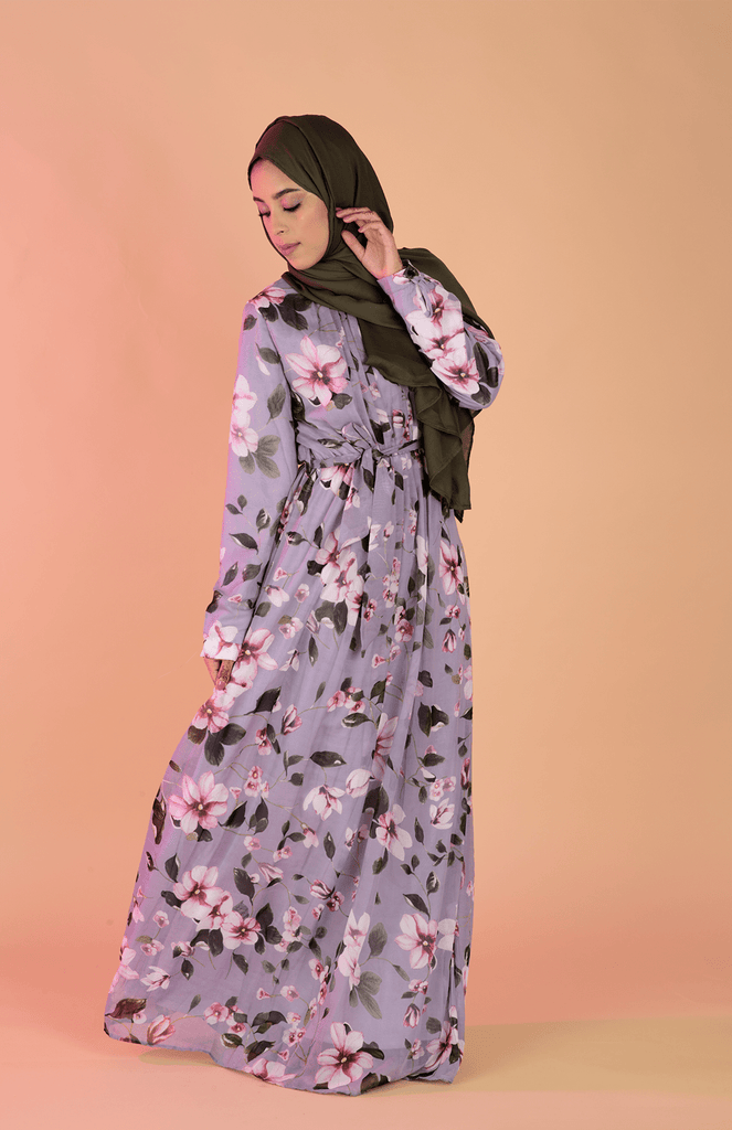 lily Chiffon maxi Dress Kabayare