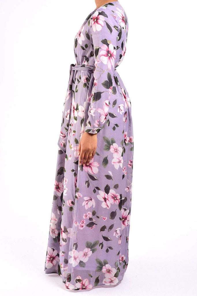 lily Chiffon maxi Dress Kabayare
