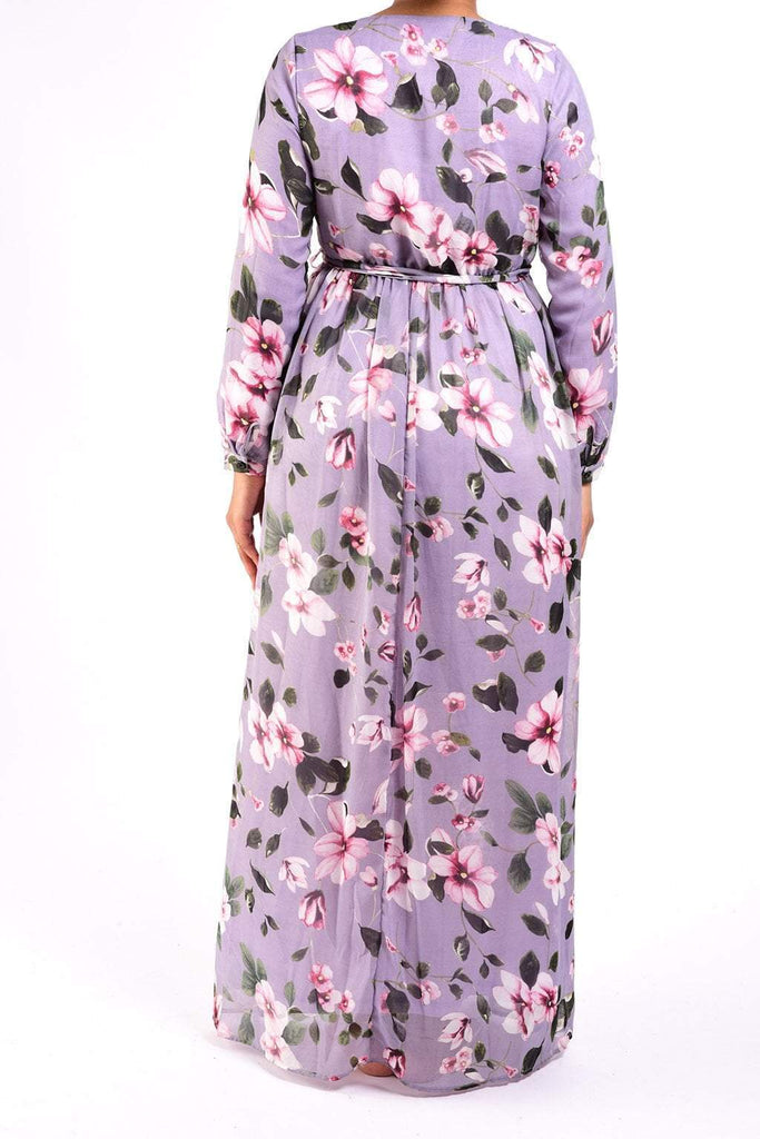 lily Chiffon maxi Dress Kabayare