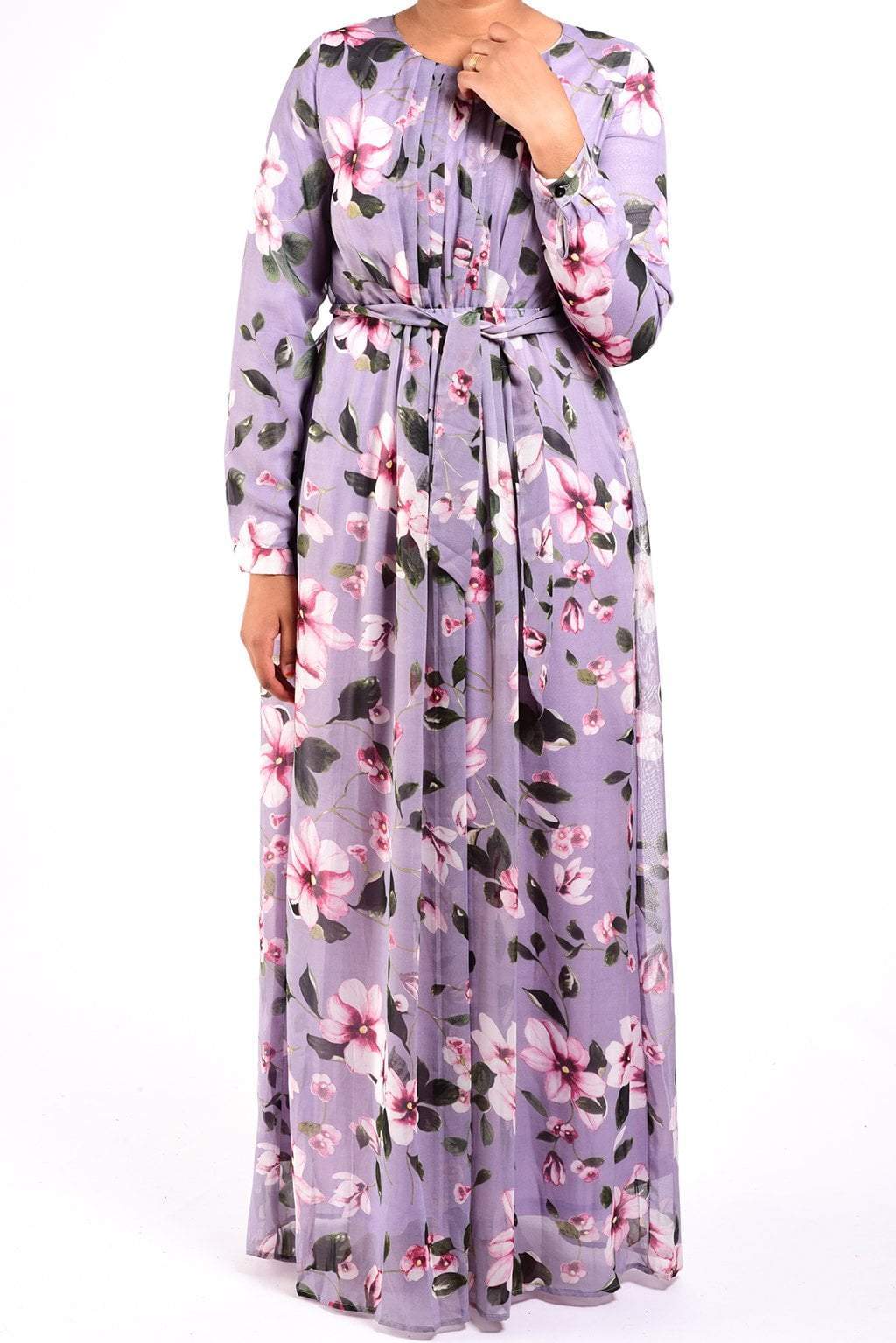 lily Chiffon maxi Dress Kabayare
