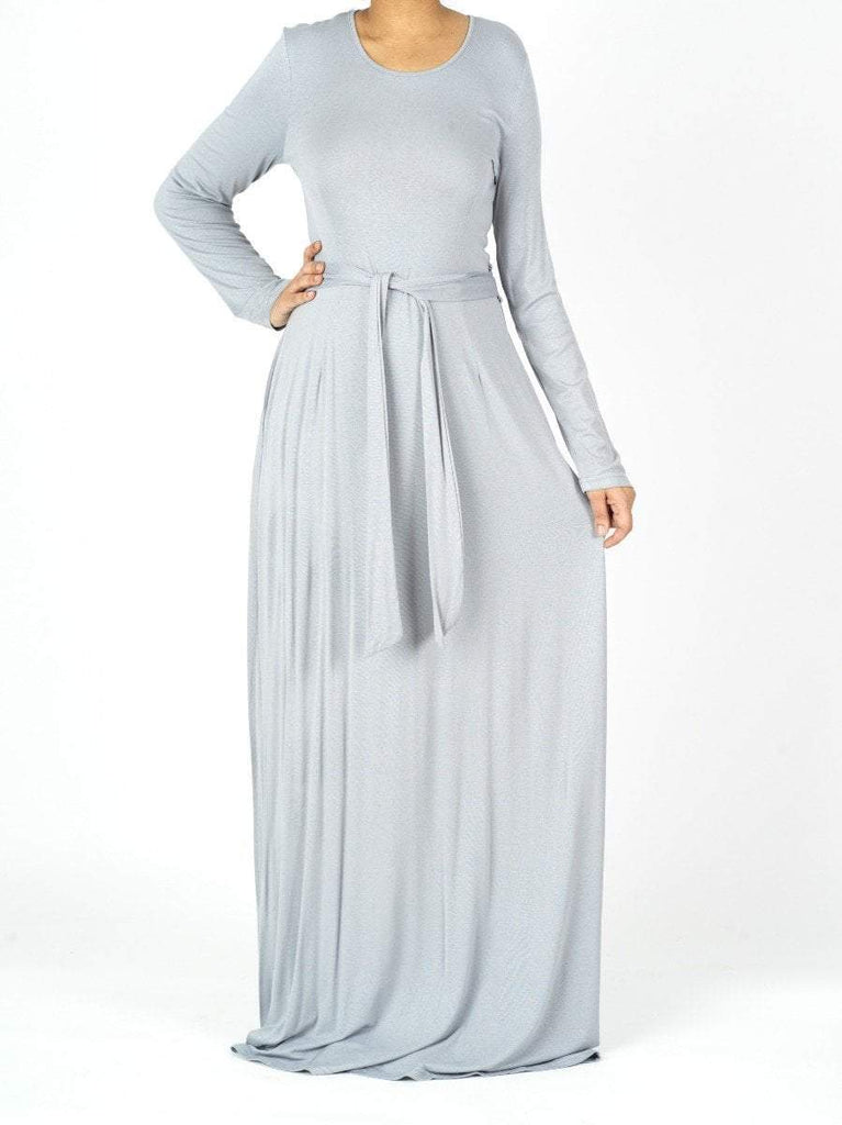 long sleeve jersey maxi dress Kabayare