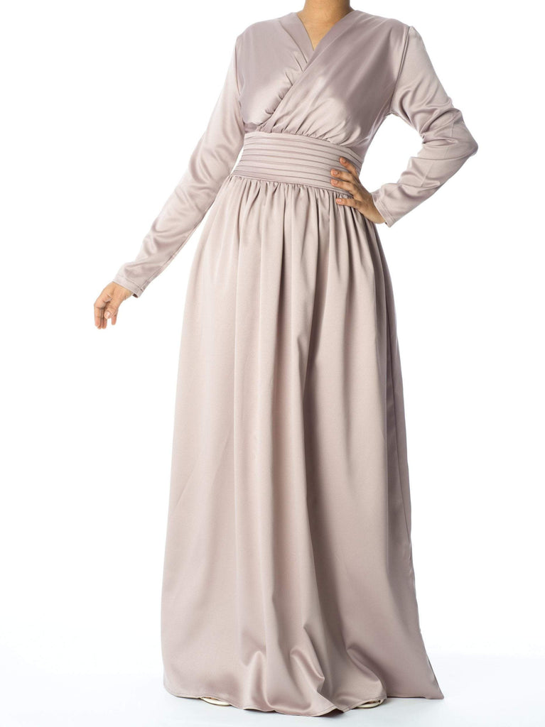 Love story satin maxi dress Kabayare