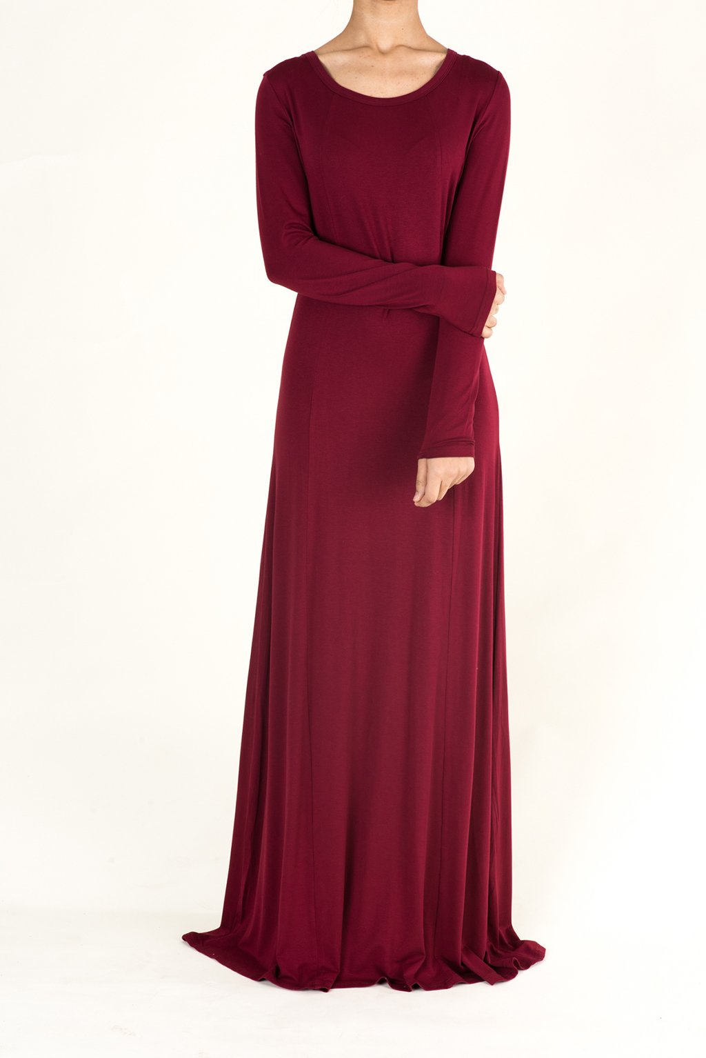 Maroon Cotton Candy Dress Kabayare