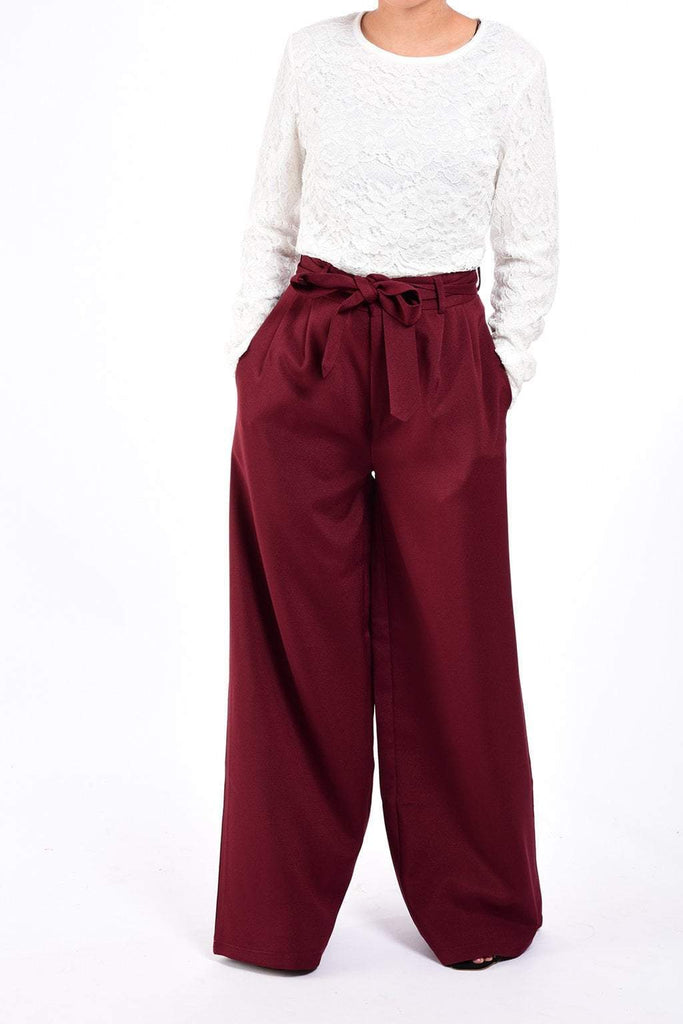 Maroon modest trousers Kabayare
