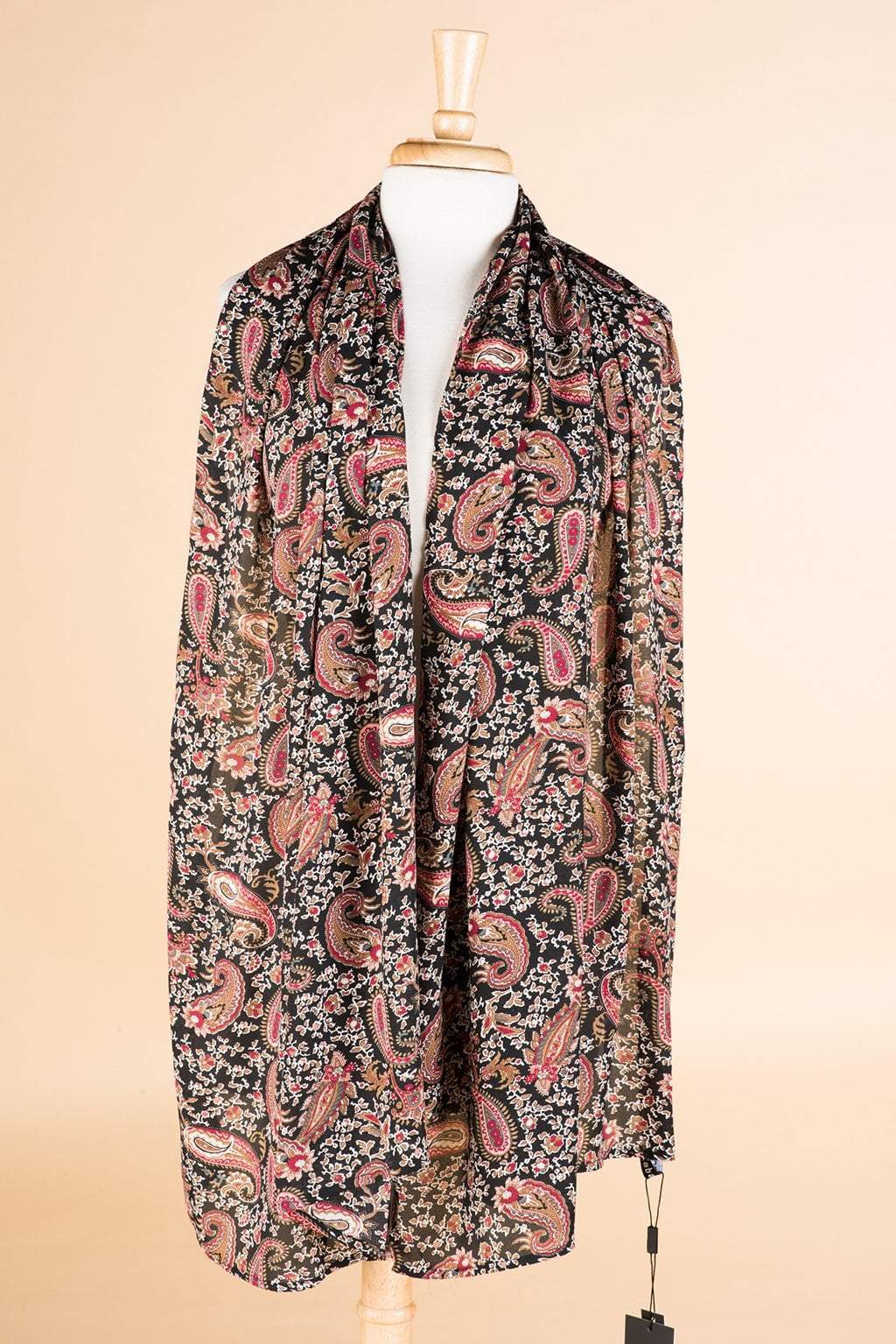Maroon Paisley Hijab Kabayare