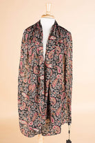 Maroon Paisley Hijab Kabayare