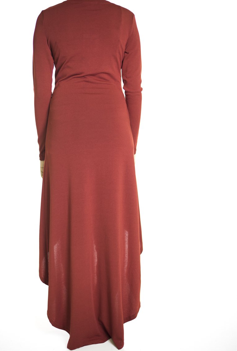 Marsala Hi-low dress Kabayare