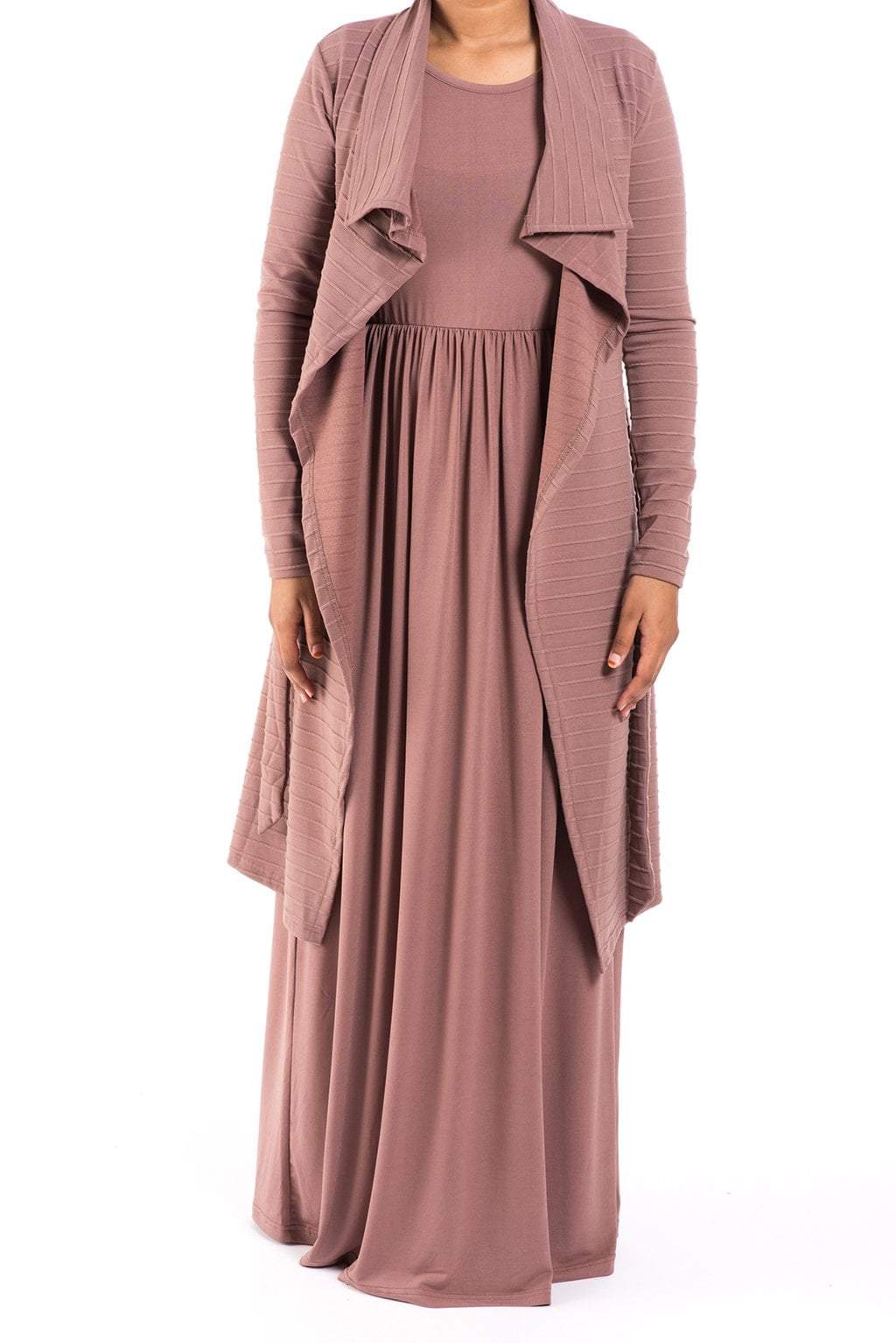 Mauve GRACEFUL cardigan Kabayare