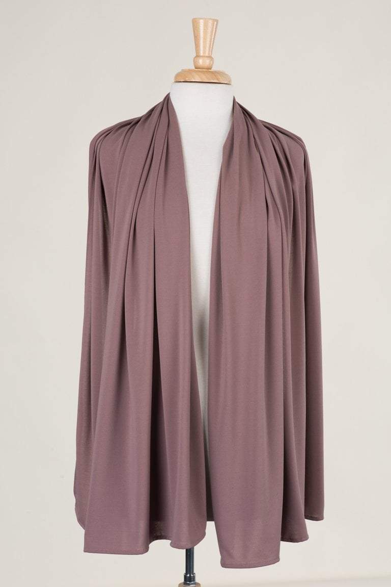 Mauve Milk Silk Hijab Kabayare