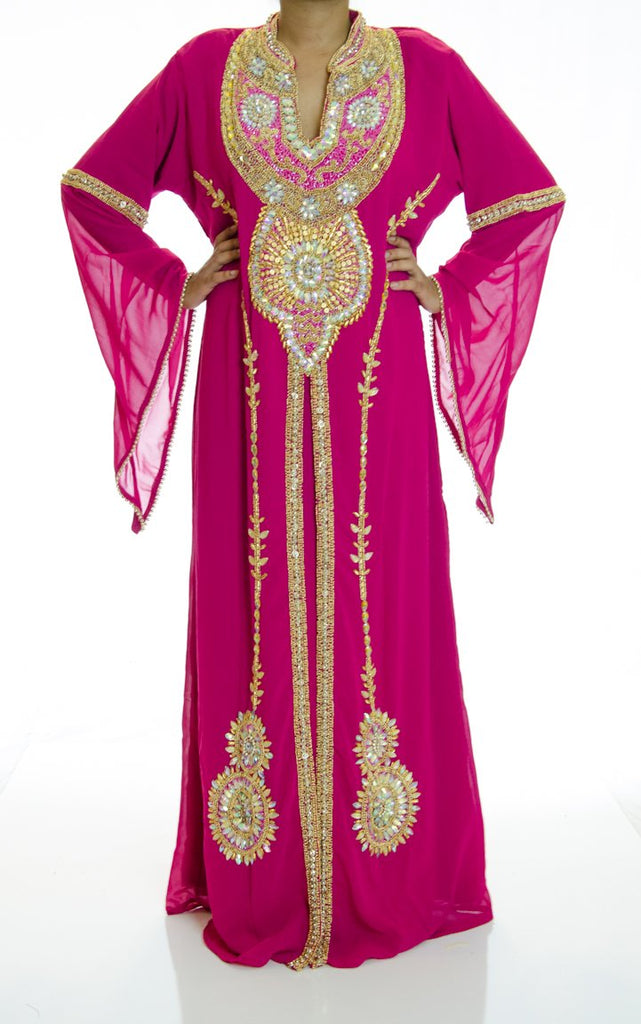 Mellow Pink Khaleeji Dress Kabayare