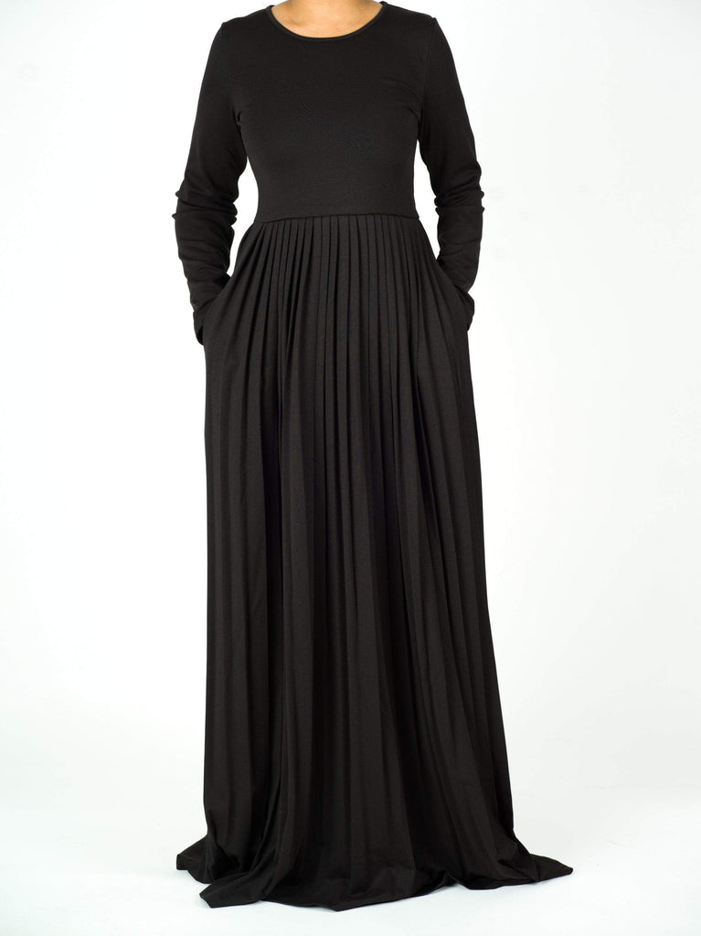 MILANA Pleated maxi dress