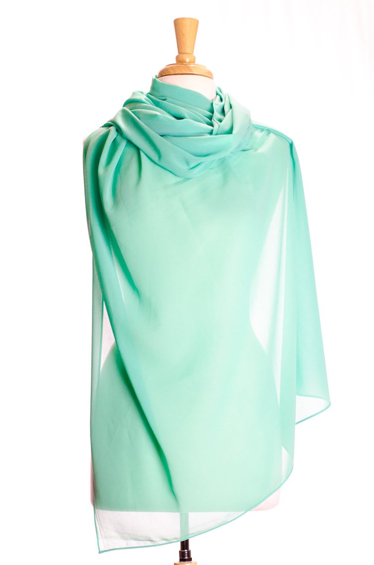 Mint Simple Suzanne Scarf Kabayare